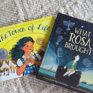 Children's Books Set: The Tower of Life & What Rosa Brought